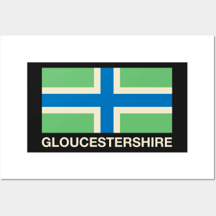 Gloucestershire County Flag - England Posters and Art